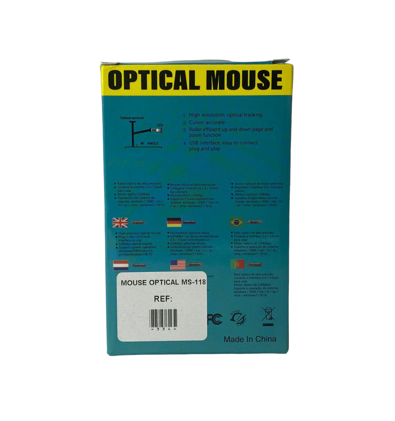 Mini Mouse Optico Ms118